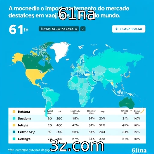 Crescimento do mercado de jogos mobile em diferentes regiões